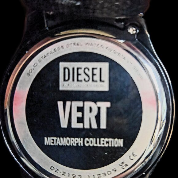 Diesel Men's Vert Black Dial Watch - DZ2193 - Picture 3 of 8